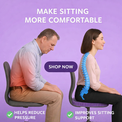 Double Thick Seat Gel Cushion for Back, Hip & Tailbone Pain